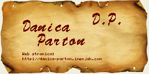 Danica Parton vizit kartica